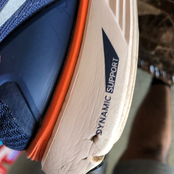 2012 Nike Mens Lunarglide 4 524977-408 Blue Running Athletic Shoes Size US 8.5 - Picture 7 of 7